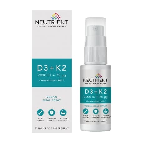 Neutrient D3 + K2 VITAMIN D & VITAMIN K ORAL SPRAY